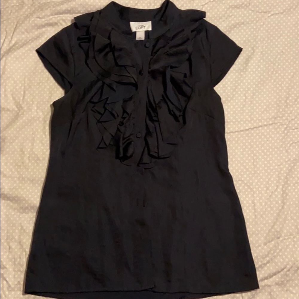 LOFT short sleeve blouse